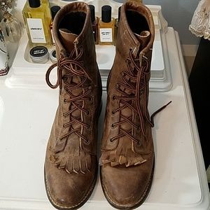 Laredo Brown Roper Vintage Cowboy Boots sz 6 Kilty